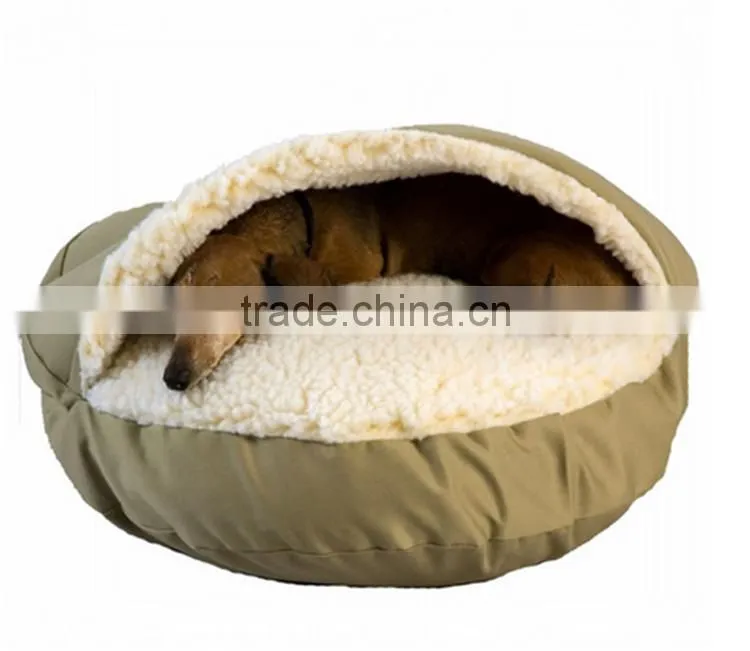 Warm Round Custom Polyester Fiber Dirt-Proof Wear-Resistant large dog bed dimensions