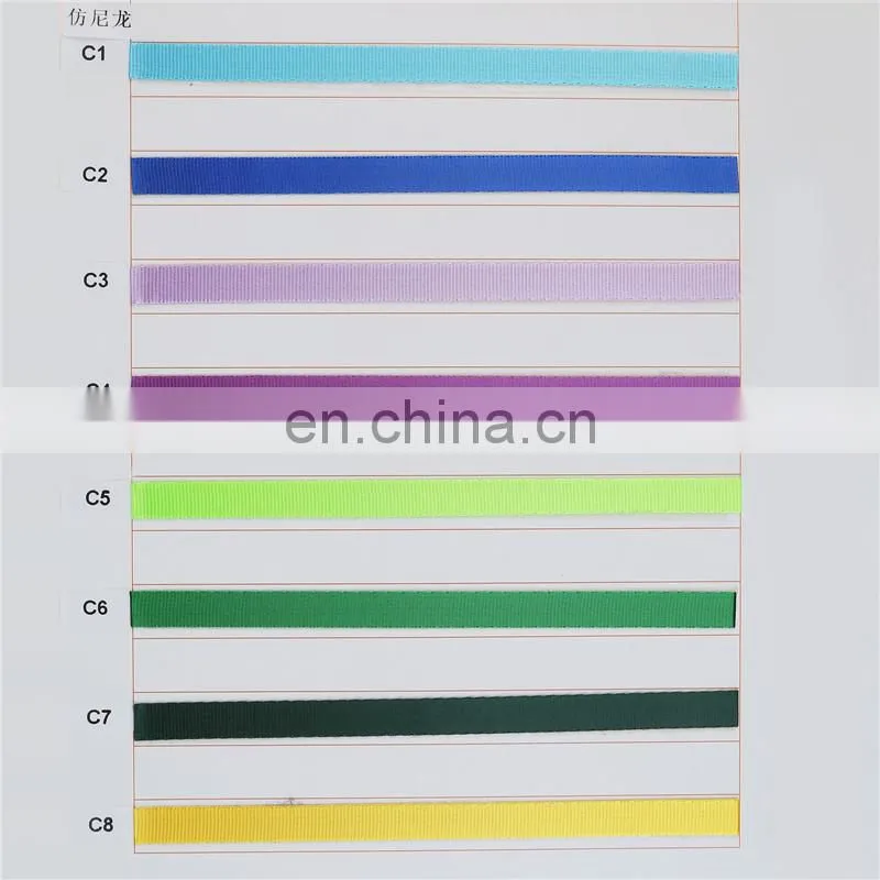 high quality Imitation nylon ribbon/polyester ribbon