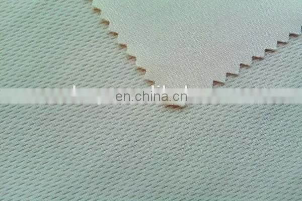 Winfar Textile Knit New Design Solid Dyed Uruguay Birdeye Polyester Mesh Fabric