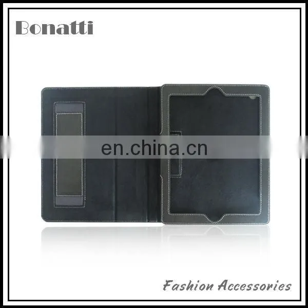 Wallet style leather microfiber covers for Ipad and tablet computer