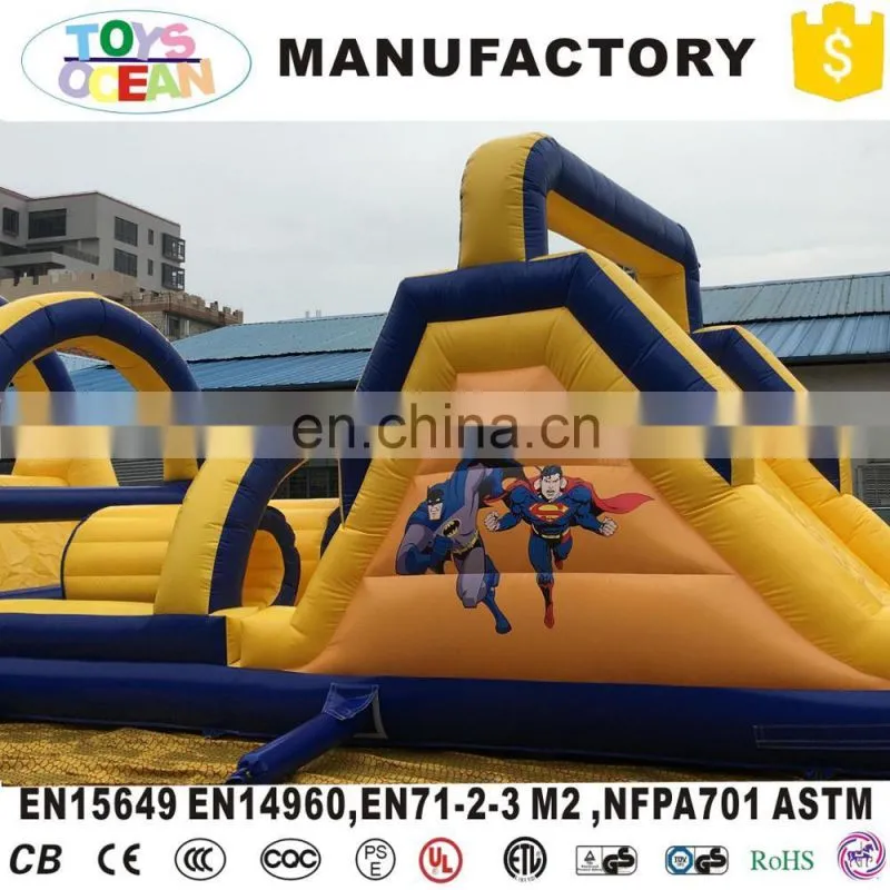 Excited Adult obstacle course combo inflatable playground equipment Indoor