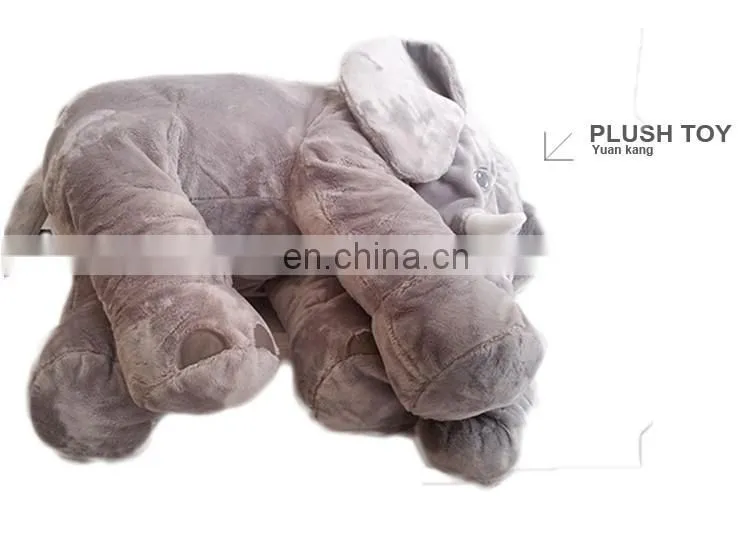 custom stuffed elephant microbead pillow