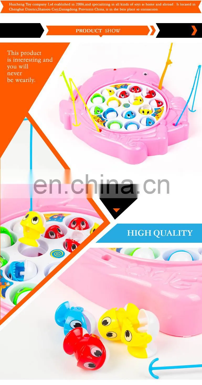 Electric dolphin fishing game islamic toys for children with different color