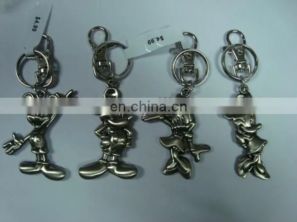 fully shiny stone metal key chain for promotion gift
