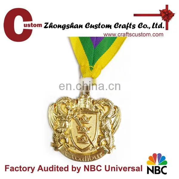 Wholesale High Quality Custom Sports Award Gold Medal Athletics