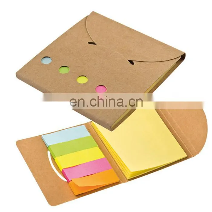 pocket memo notepad set with sticky notepaper NOTEBO907-1