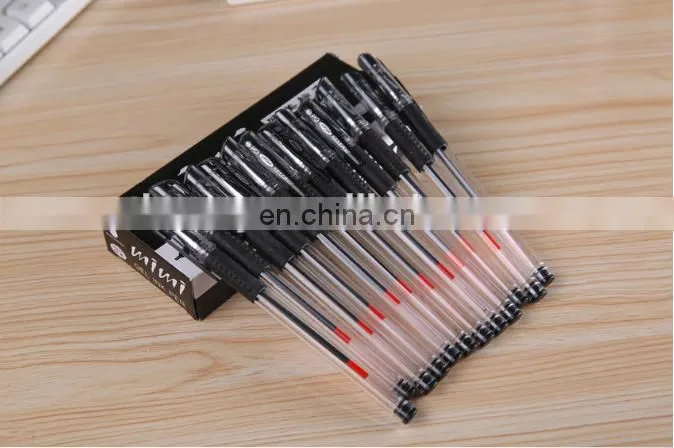 Gel Pens Black Ink 0.5mm Fine Point with Grip Roller Ball Pen 12 pack