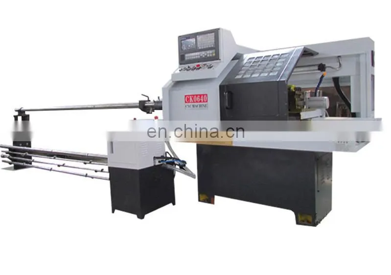 CK0640a semi automatic automatic feeding mini cnc metal lathe