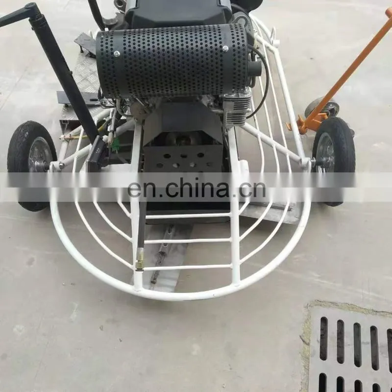 power floating machine for smoothing concrete surface