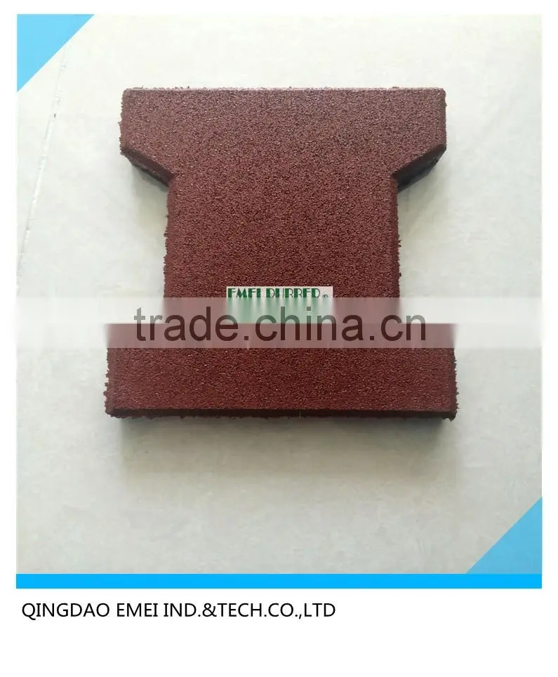 Recycle rubber bricks for horse or driveway
