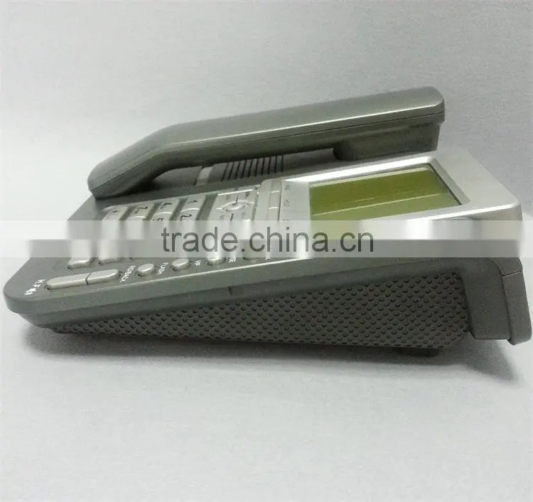 Large screen captioning telephone instruments with 3 memories