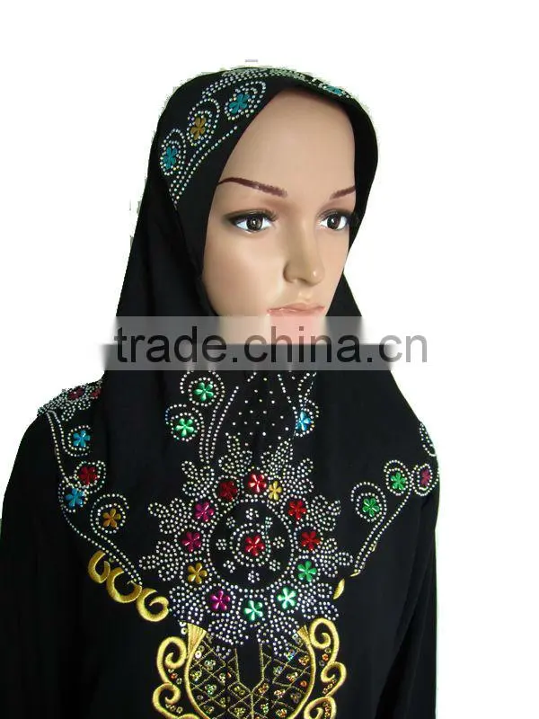 A525 polyester beautiful muslim hijab
