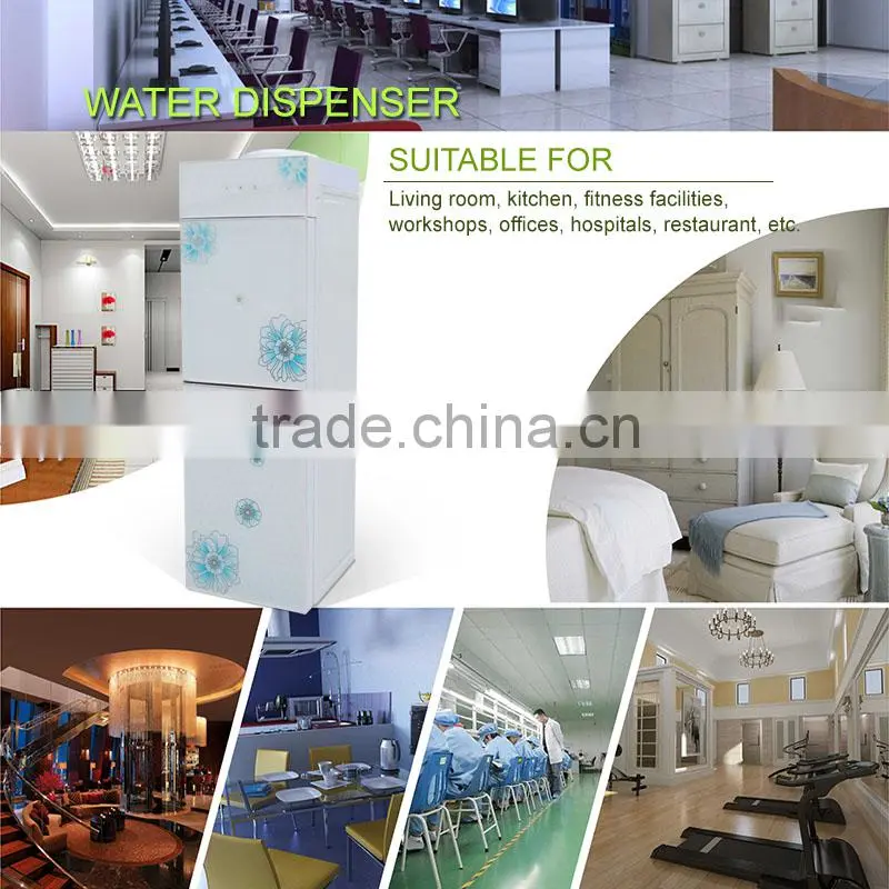 Glass water dispenser with compressor; water dispenser spare parts