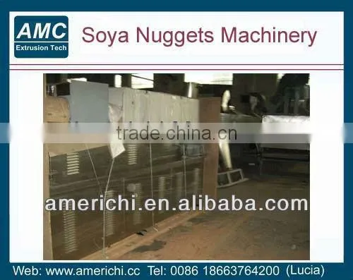 Texturized soya nuggets/chunks/mince meat machines