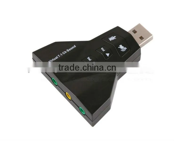 USB to 3D AUDIO SOUND CARD ADAPTER VIRTUAL 7.1 ch