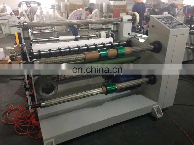1800mm jumbo plastic paper film cloth fabric roll slitting rewinding machine
