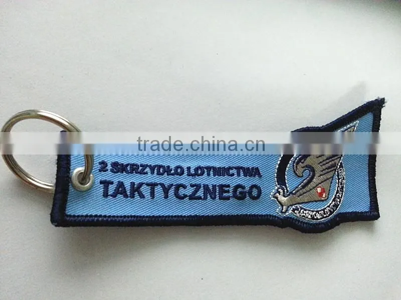 wholesale embroidered patches/ Logo Embroidery Patches with ring
