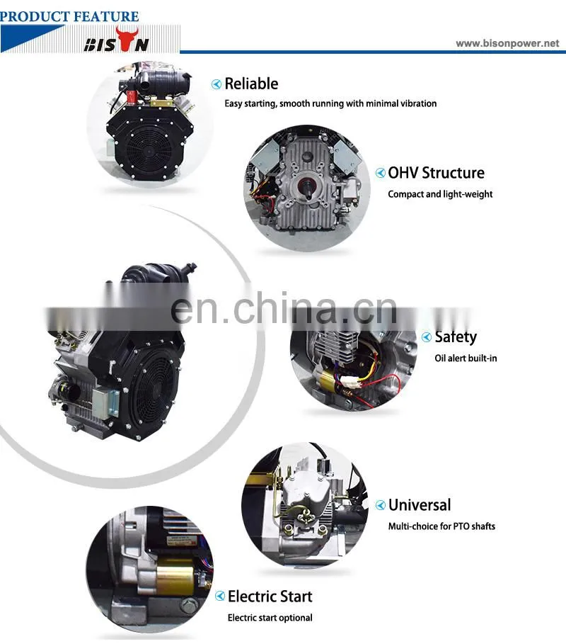 BISON CHINA 2 Cylinder 292F Air cooled Diesel Engines for Sale