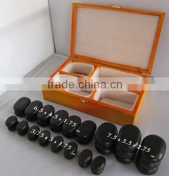 Factory customize hot stone , 20pcs/set
