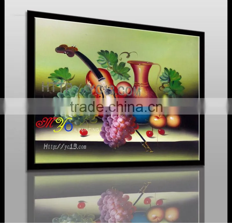 fruit basket oil painting on canvas 50*60cm home decor