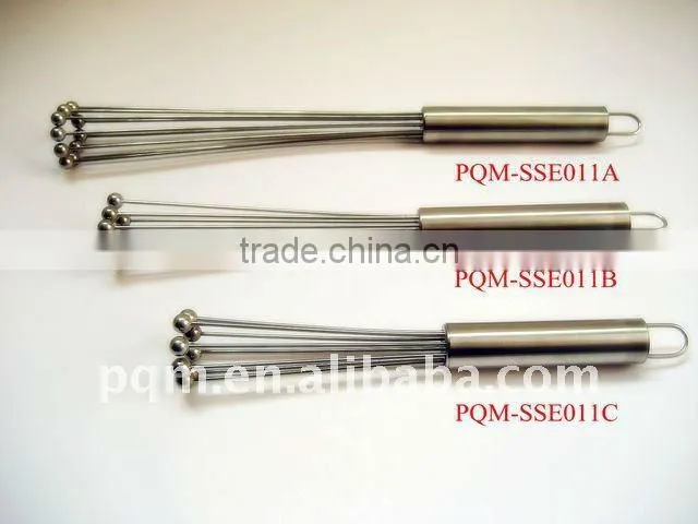 High durability stainless steel egg whisk 011C