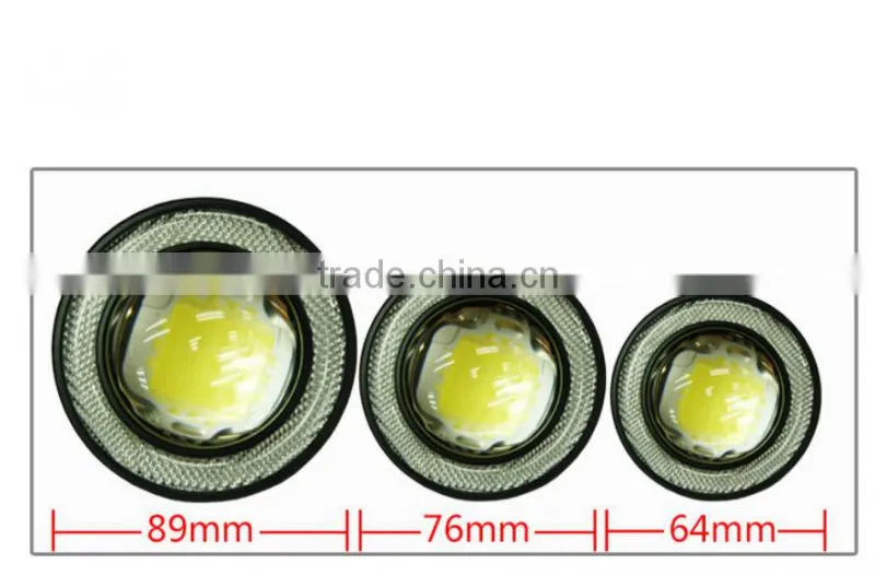 Angle eye fog light LED Fog Light with COB DRL 12v led car light
