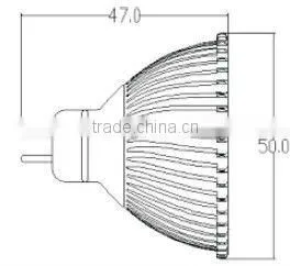 Outdoor 2 pin CE type 4W led spot light