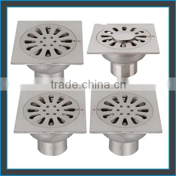 customized Unique and exquisite exquisite new type stainless steel floor trap drains