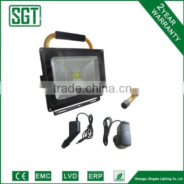 360 degree rotation COB led flood light 30W outdoor