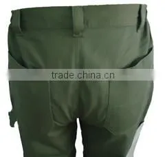 men's Garden pants with contract color knee pad