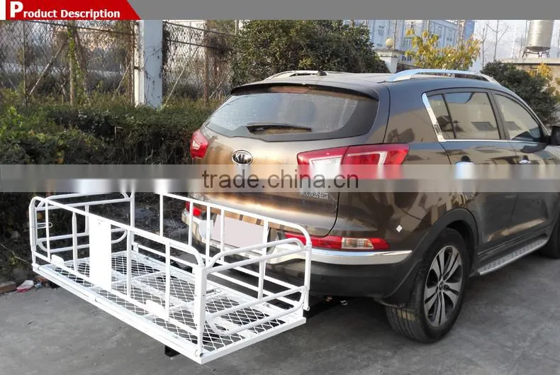 Folding pickup steel car luggage carrier