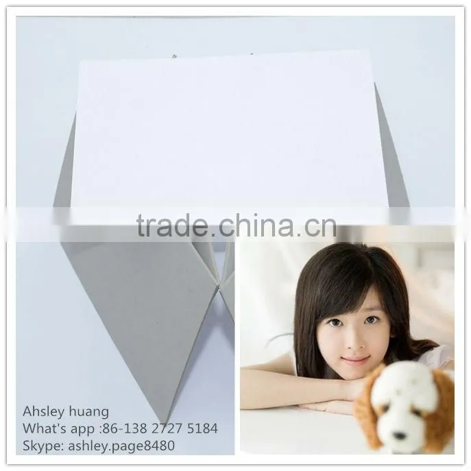 Coated Duplex Board White paper with grey back