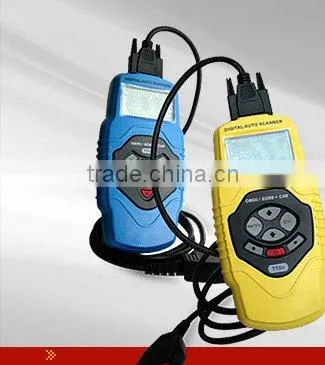 CAN OBDII/EOBD easy-to-use universal scan gauge / auto scanner T61 -multilingual ,review datastream