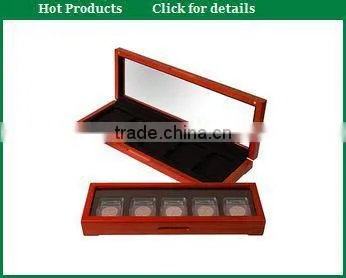 2015 Fancy Wooden Gold coin Display Box for gift