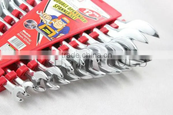 12pcs Double Open End Wrench Set WR9006