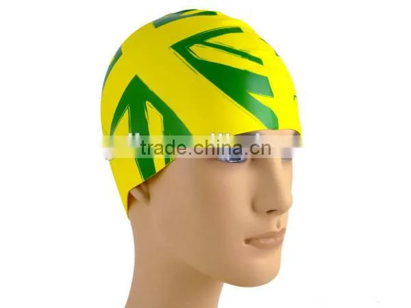 Funny silicone swimming caps for water sports