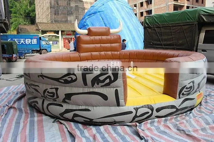 Crazy ride mechanical rodeo bull inflatable mechanical bull for sale