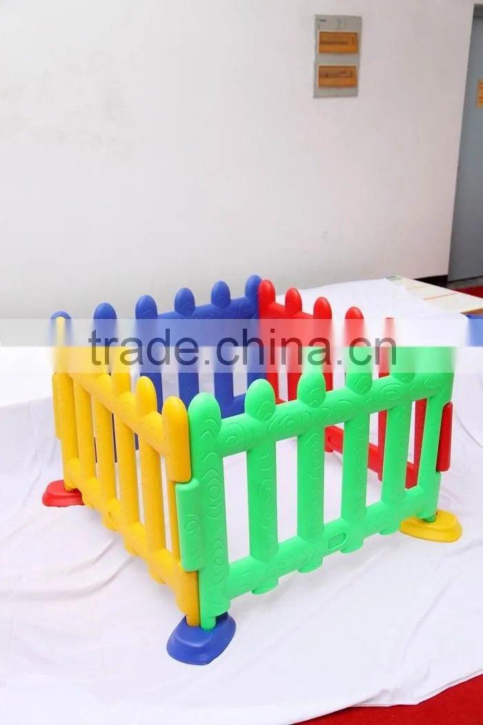 plastic children fence/garden kids pvc fencing/children outdoor used temporary fencing for sale LE.WL.002