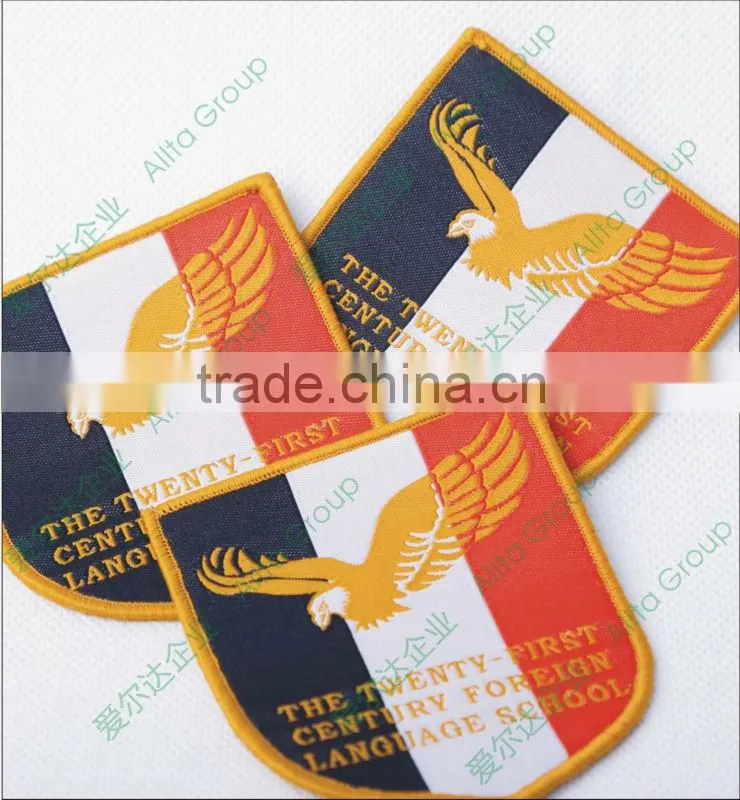 2015 Professional custom large 3d embroidered patch