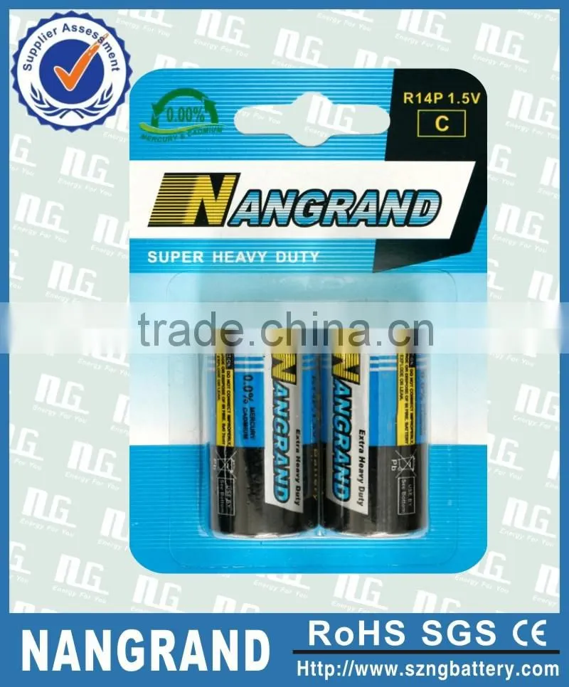 Manufactury cr14 carbon zinc battery