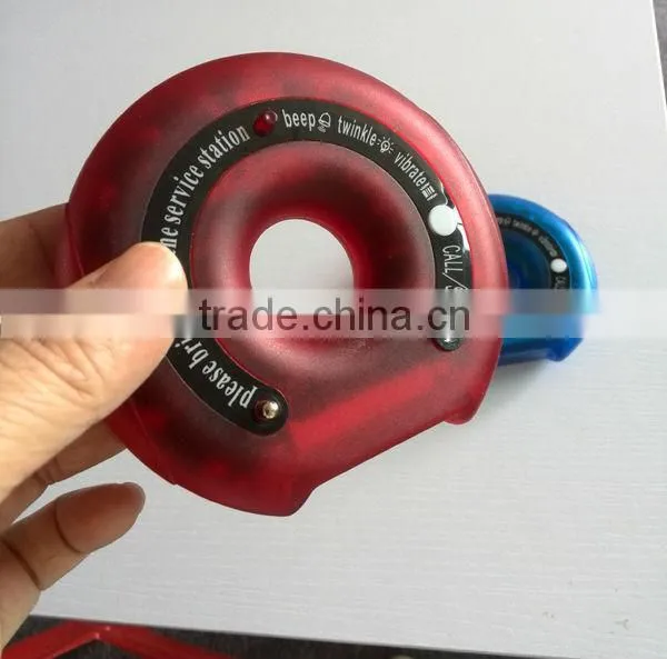 Wireless Queue System with transmitter keypad coaster pager for restaurant vibrating pagers