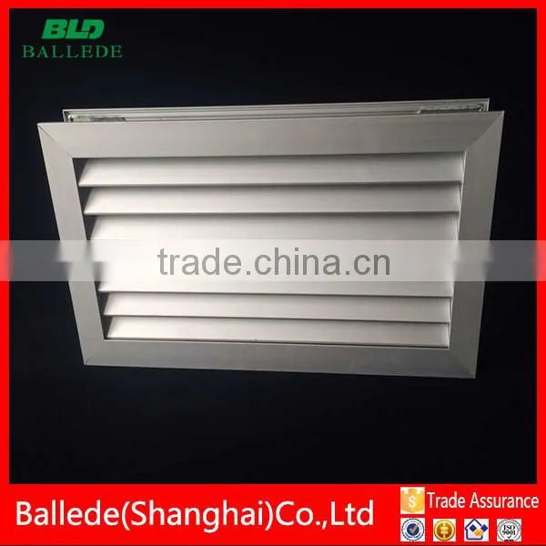 return air filter grille with frame