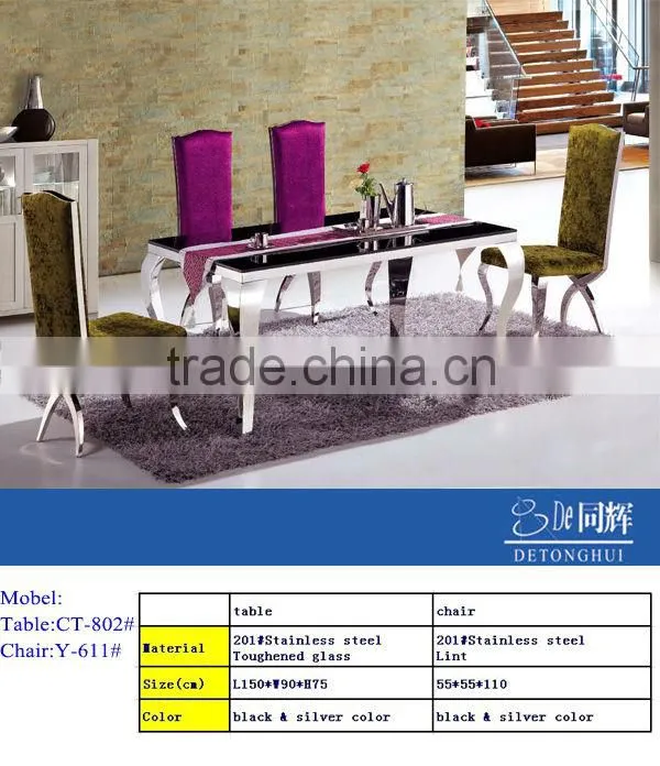 home furniture-dining table CT-802# Y-611#