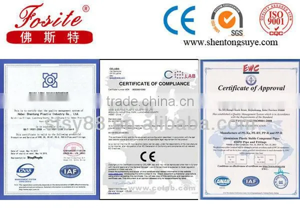 PE-RT /PEX underfloor heating pipe, pert tube