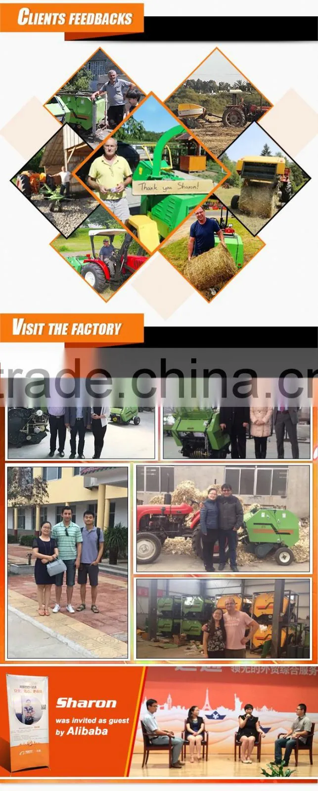 Reply In 12 Hours Rice Wheat Straw Hay Baler Video