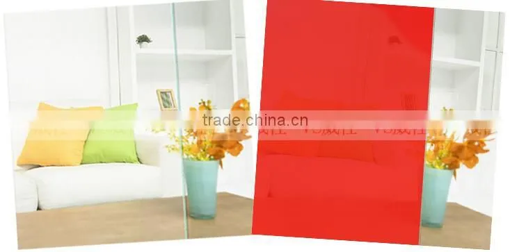 Colorful Transparent PET Film for window and home decoration,Red decorative vinyl window glass static film