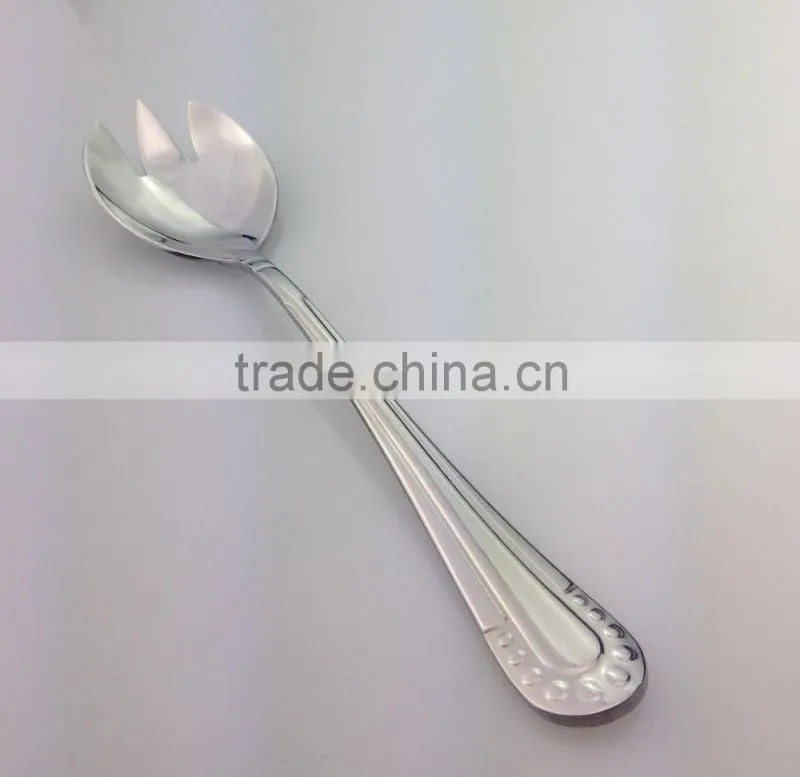 Stainless steel salad fork cutlery with mirror polishing Factoy directly in Jieyang