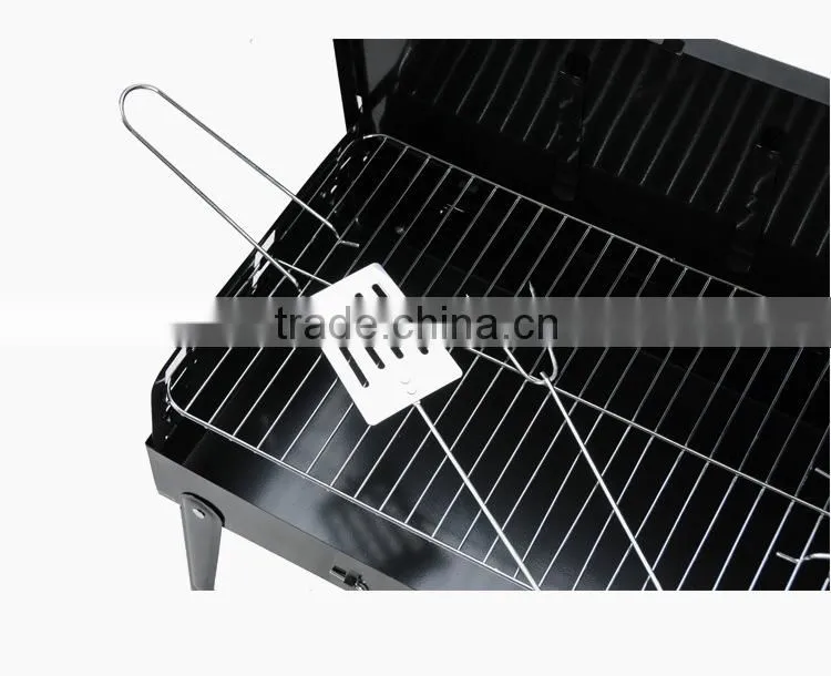 Fashion portable folding charcoal rotisserie bbq grill