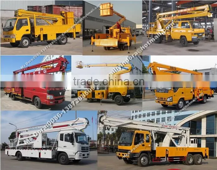 dongfeng 4x2 12-18m hydraulic beam lifter truck sale