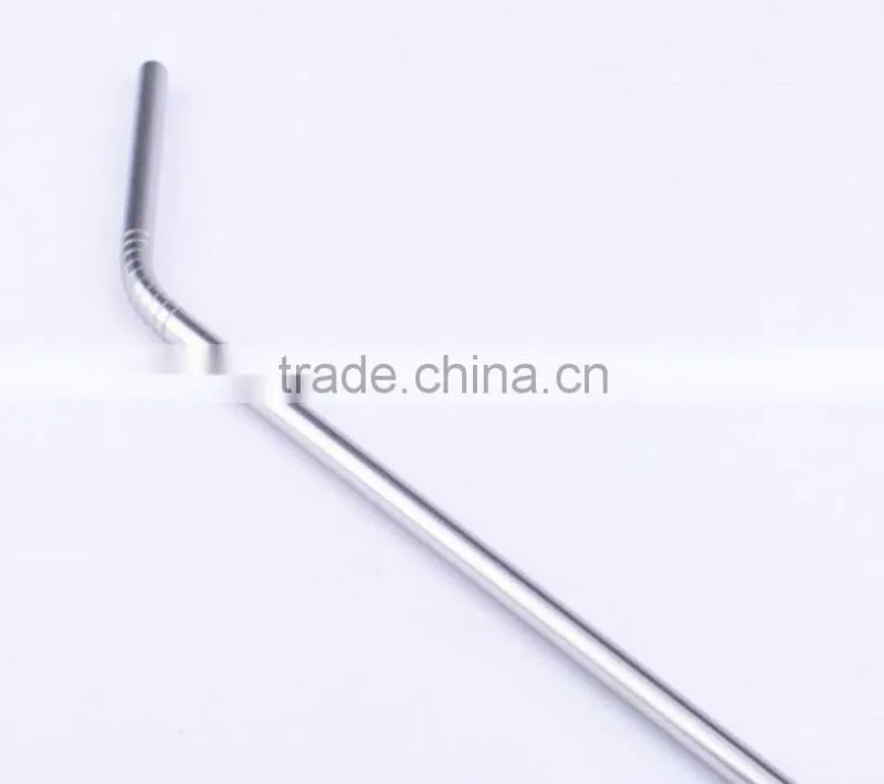 Hot Sale Bulk Pirce Metal Straws Stainless Steel Bent Straw
